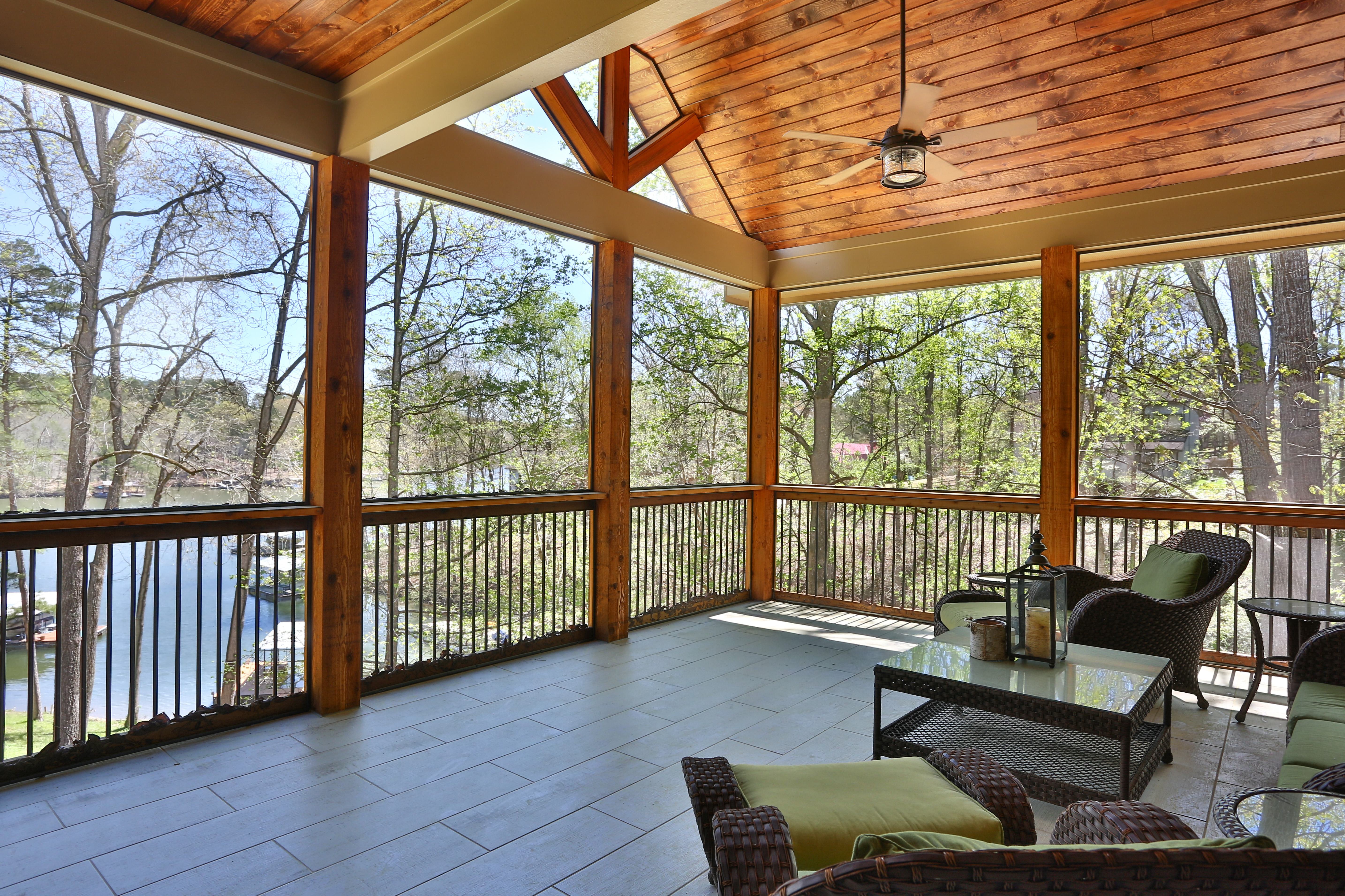 Rear Screened -Covered Porch